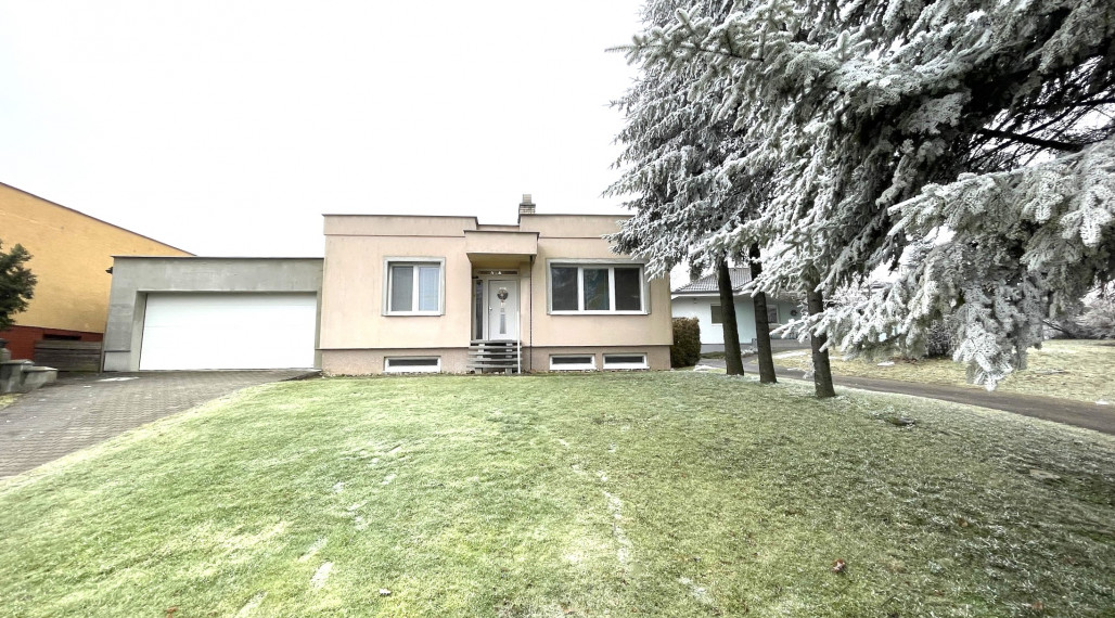 Bungalov s dvojgarážou a veľkým pozemkom, Borová